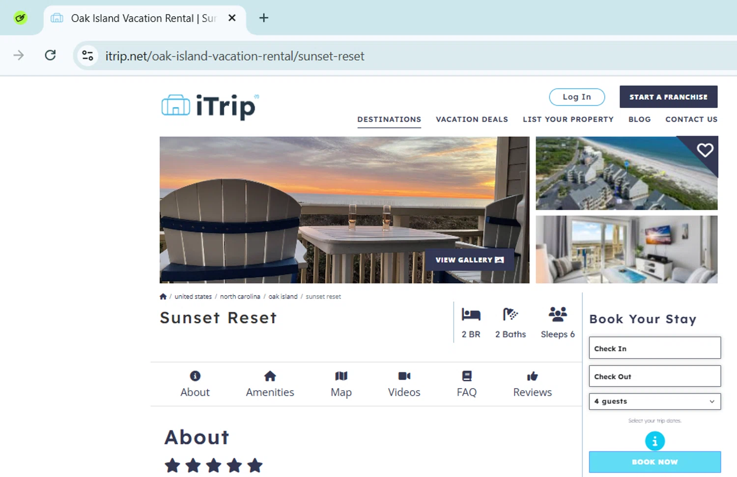 iTrip Vacations coupon code screenshot showing code SunsetReset applied at iTrip Vacations checkout page. Uploaded by SimplyCodes community member SavingsPhoenix2740 on Feb 19, 2025