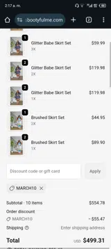 march10 coupon verification screenshot