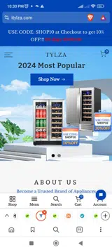 Shop10 coupon verification screenshot