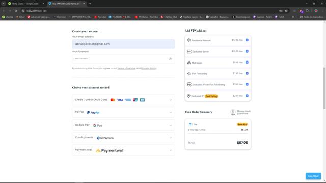 Ivacy VPN checkout page showing Ivacy VPN promo code box | Screenshot taken by SimplyCodes community member on Oct 28, 2024