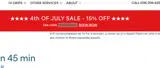 FREEDOM15 coupon verification screenshot