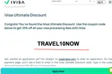 TRAVEL10N0W coupon verification screenshot