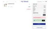 Ivy Beauty coupon verification screenshot