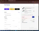 Ivy Beauty coupon verification screenshot