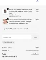Ivy Beauty coupon verification screenshot