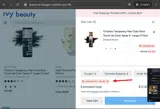 Ivy Beauty coupon verification screenshot