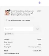 Ivy Beauty coupon verification screenshot