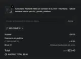 WELCOME10 coupon verification screenshot