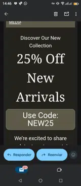 New25 coupon verification screenshot