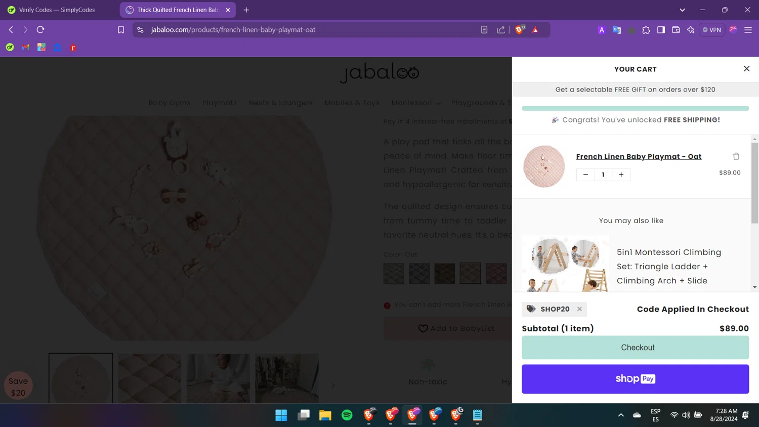 how to use Jabaloo coupons
