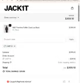 CART10 coupon verification screenshot