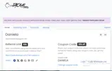 DANIELA coupon verification screenshot
