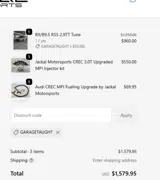 Jackal Motorsports coupon verification screenshot