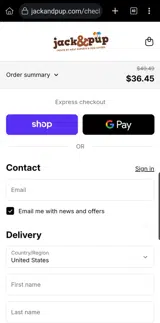 JACK10 coupon verification screenshot