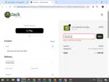 Jack Botanicals coupon verification screenshot