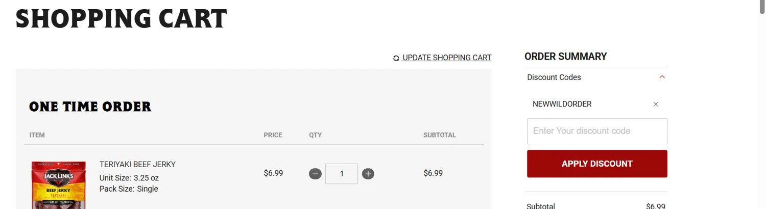 Jack Links Promo Codes - 15% Off (2 Verified) May 2026