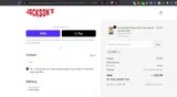 Jackson’s coupon verification screenshot