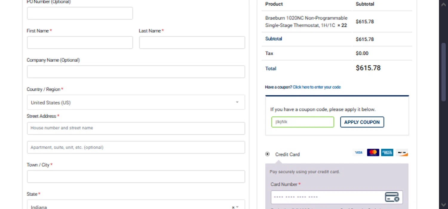Jackson Systems coupon code screenshot showing code FURNACE25 applied at Jackson Systems checkout page. Uploaded by SimplyCodes community member TraxoGamer on Nov 3, 2025