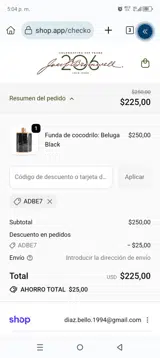 ADBE7 coupon verification screenshot