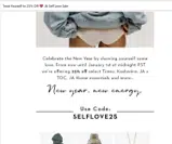 SELFLOVE25 coupon verification screenshot