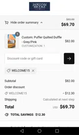 Jadelynn Brooke coupon verification screenshot