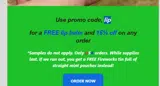 Jake's Mint Chew coupon verification screenshot