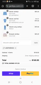Jamteebogo coupon verification screenshot