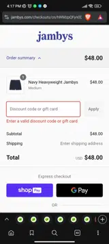 MATCH40 coupon verification screenshot