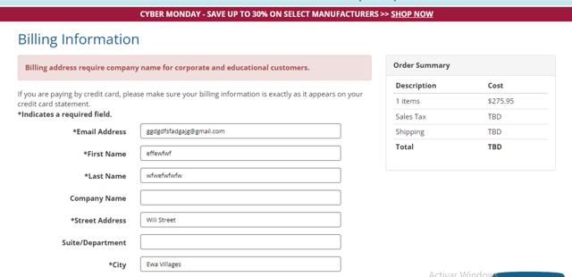 Jameco Electronics checkout page showing Jameco Electronics promo code box | Screenshot taken by SimplyCodes community member on Dec 7, 2024