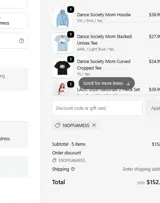 10offjamess coupon verification screenshot