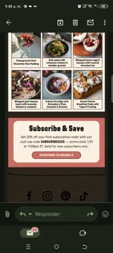 Jamie's Farm coupon verification screenshot