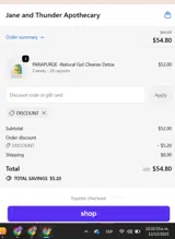 DISCOUNT coupon verification screenshot