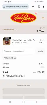 RASNX9 coupon verification screenshot