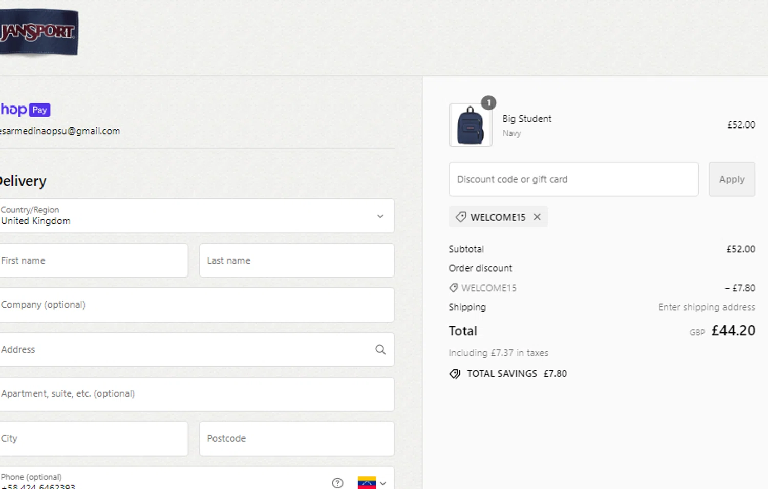 JanSport Promo Codes 15 Off June 2024