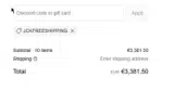 Japanese Chefs Knife coupon verification screenshot