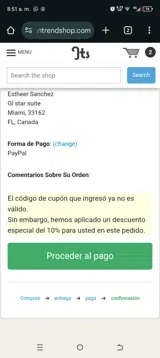 Friday coupon verification screenshot