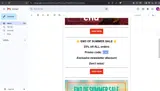 END coupon verification screenshot