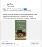 JU12 coupon verification screenshot