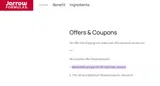 Jarrow5 coupon verification screenshot