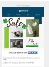 LUCKY17 coupon verification screenshot