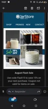 Flash15 coupon verification screenshot