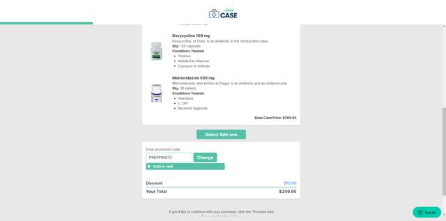 JASE Medical checkout page showing JASE Medical promo code box | Screenshot taken by SimplyCodes community member on Feb 8, 2024