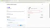 COFFEE25 coupon verification screenshot