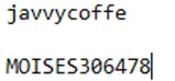 MOISES306478 coupon verification screenshot