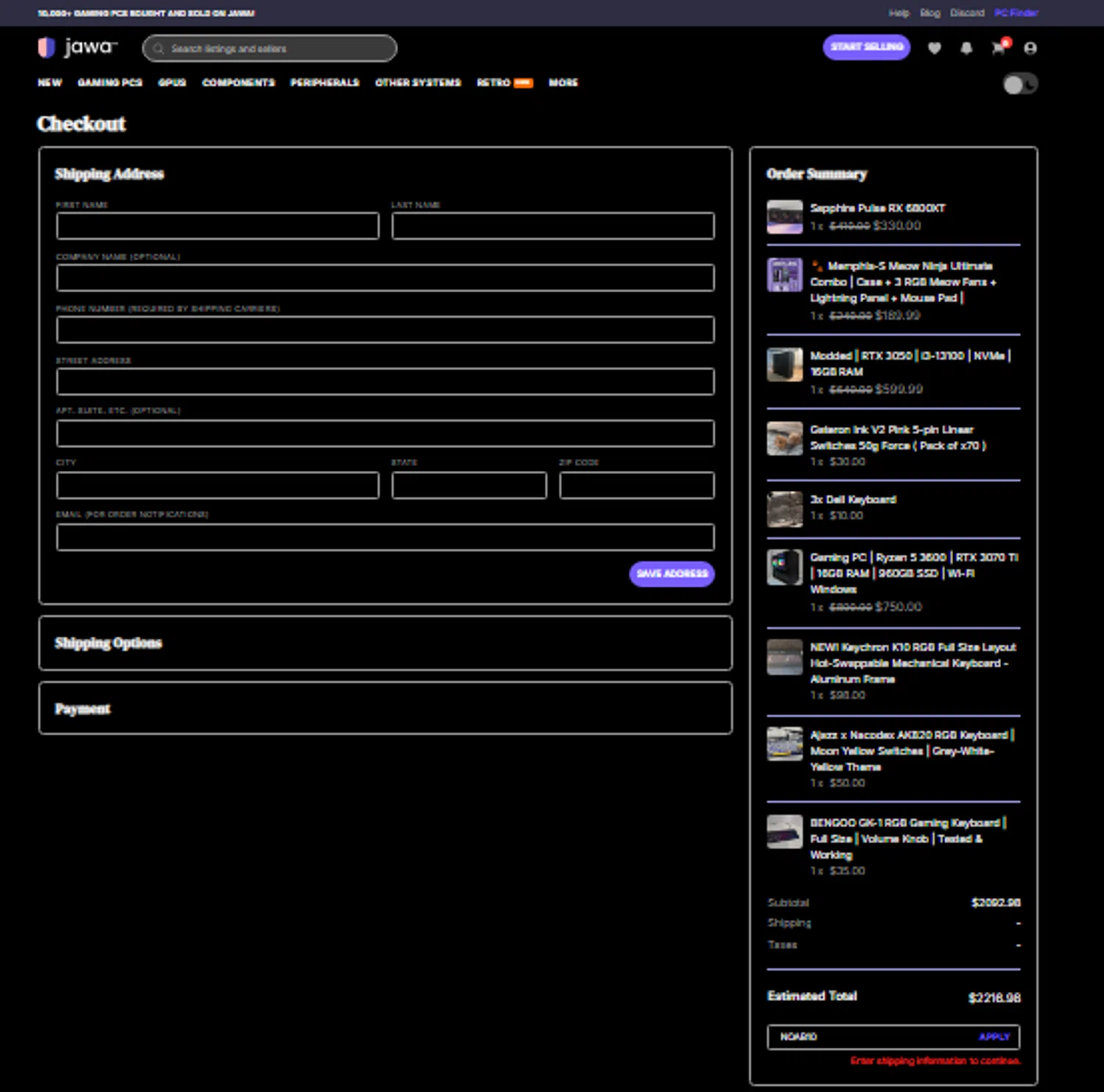 Jawa discount code screenshot showing code NOAB10 applied at Jawa checkout page. Uploaded by SimplyCodes community member SwiftShopper8601 on Oct 14, 2025