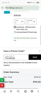 Jacksonville Jaguars coupon verification screenshot