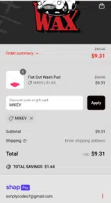 MIKEV coupon verification screenshot