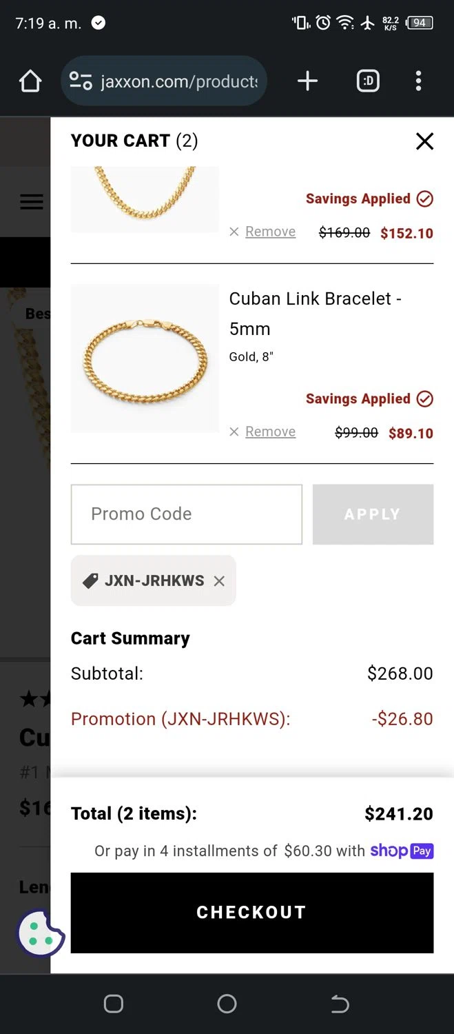 JAXXON Promo Codes 50 Off September 2024