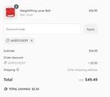 JAYEFO10OFF coupon verification screenshot