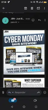 Cyber25 coupon verification screenshot